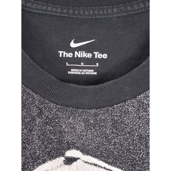Nike Tiger Woods Collection‎ Tee Mens Large Black All Over Print Eyes Have It - Picture 3 of 7